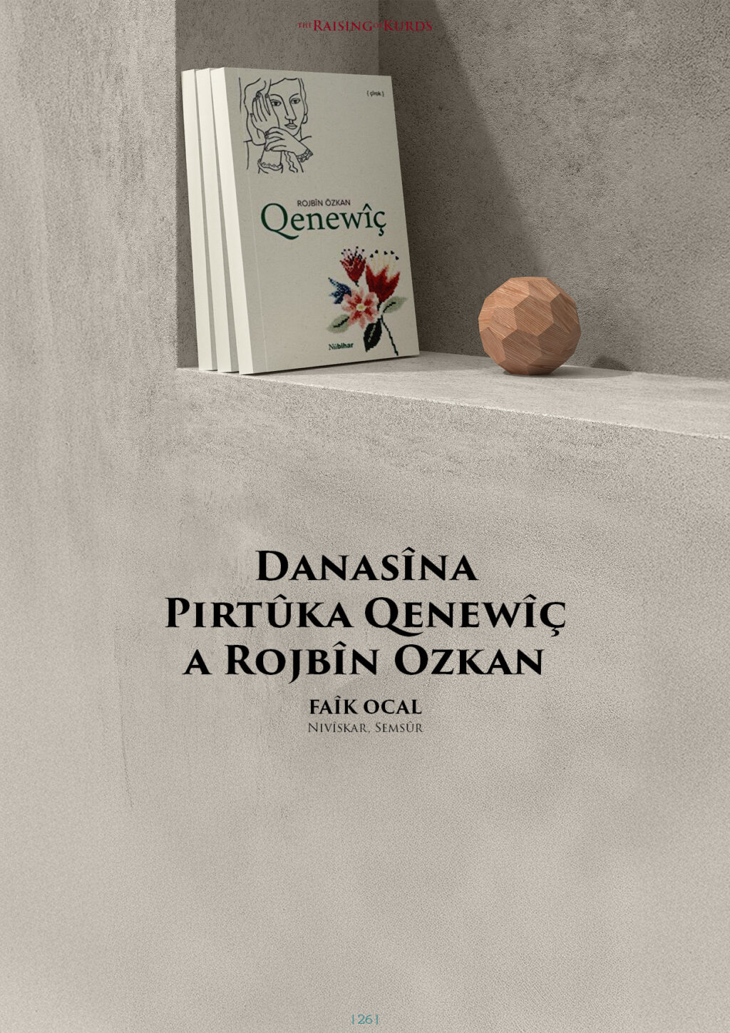 Danasîna Pirtûka Qenewîç A Rojbîn Ozkan